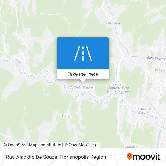 Rua Alacídio De Souza map
