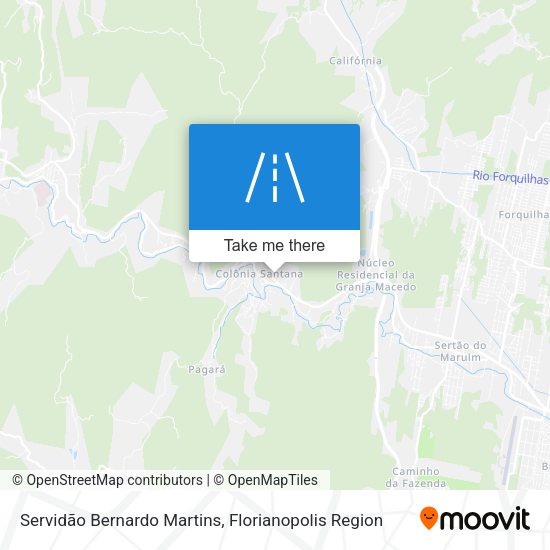 Servidão Bernardo Martins map