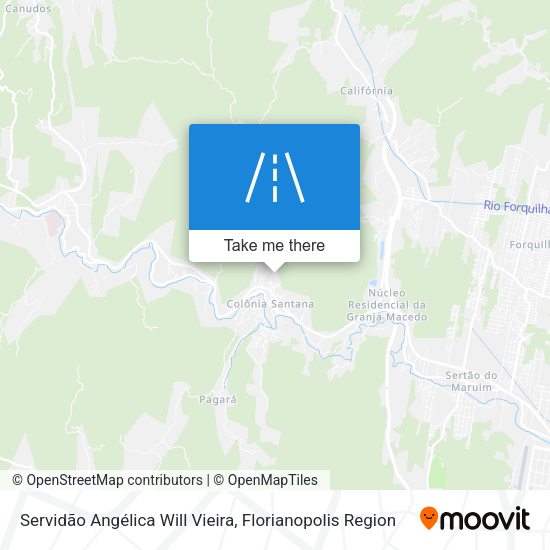 Servidão Angélica Will Vieira map