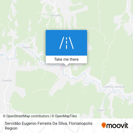 Servidão Eugenio Ferreira Da Silva map