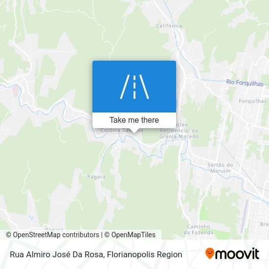 Rua Almiro José Da Rosa map