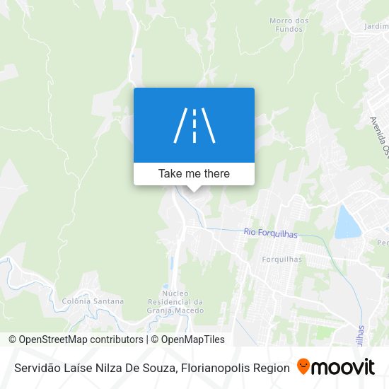 Servidão Laíse Nilza De Souza map