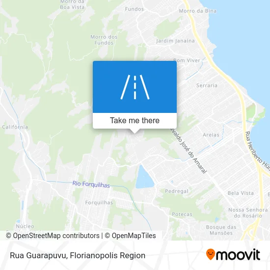 Rua Guarapuvu map