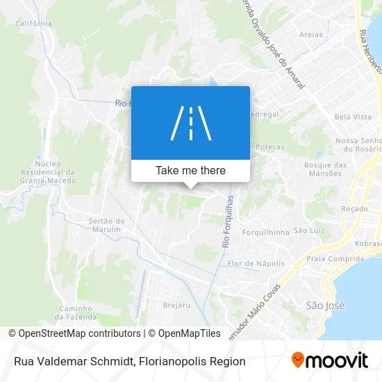 Rua Valdemar Schmidt map