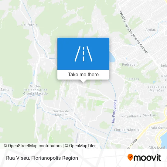 Rua Viseu map