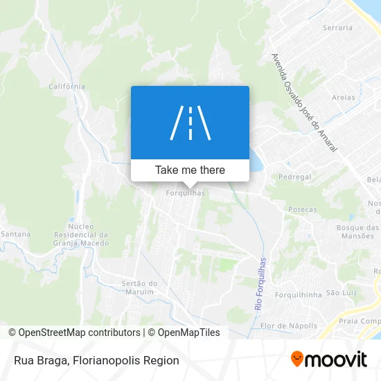 Rua Braga map