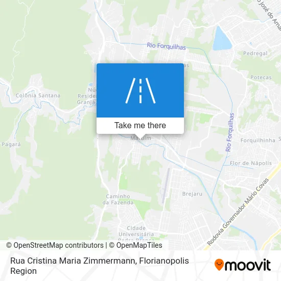 Rua Cristina Maria Zimmermann map