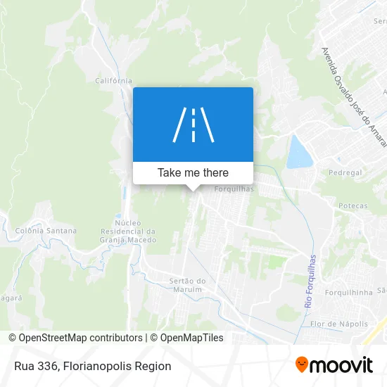 Rua 336 map