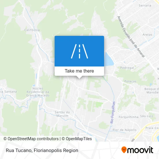 Rua Tucano map