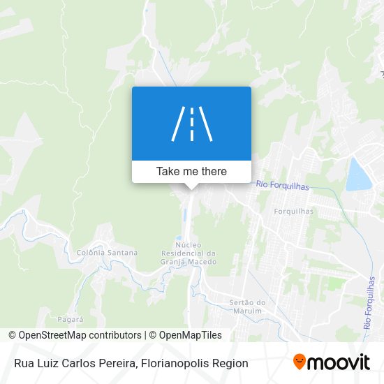 Rua Luiz Carlos Pereira map