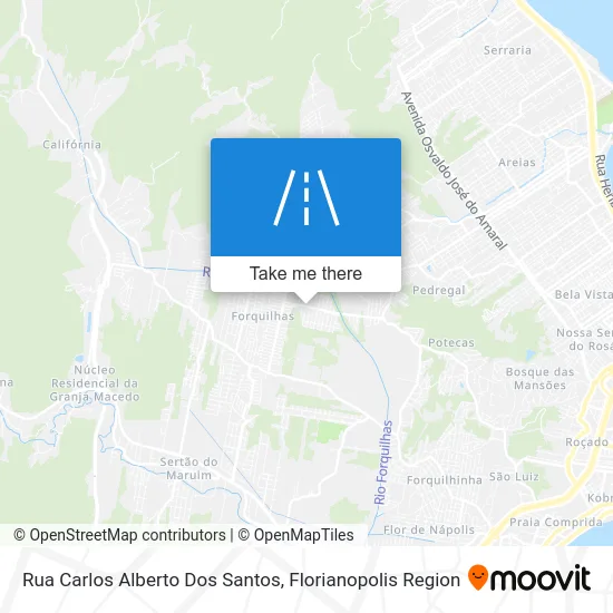 Rua Carlos Alberto Dos Santos map