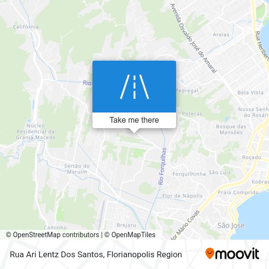 Rua Ari Lentz Dos Santos map