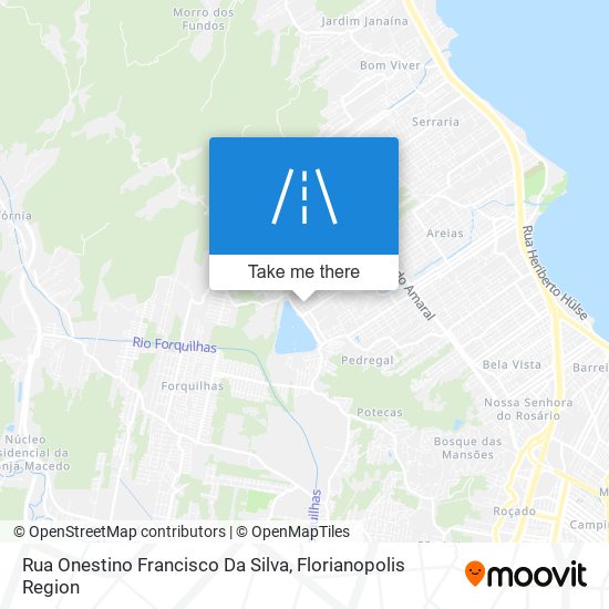 Rua Onestino Francisco Da Silva map