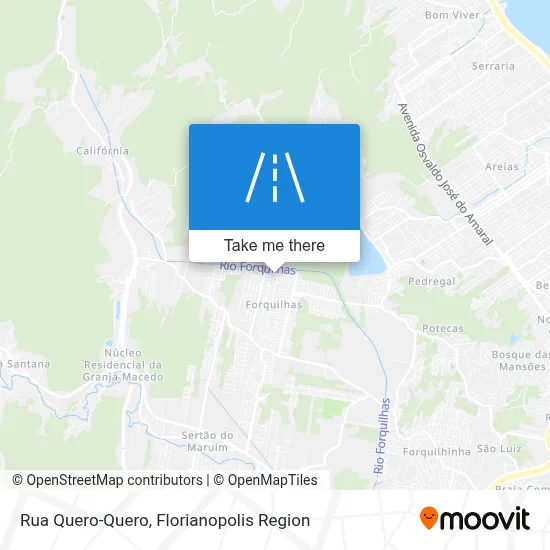Rua Quero-Quero map