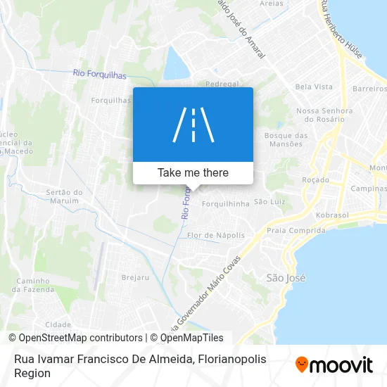 Rua Ivamar Francisco De Almeida map