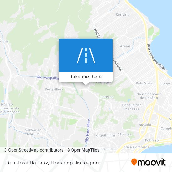 Rua José Da Cruz map