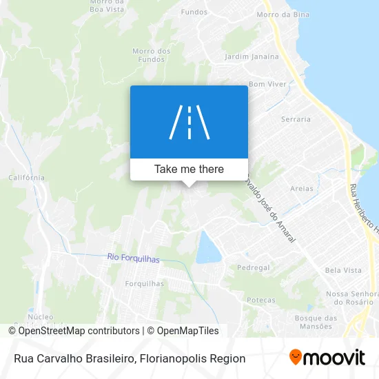 Rua Carvalho Brasileiro map