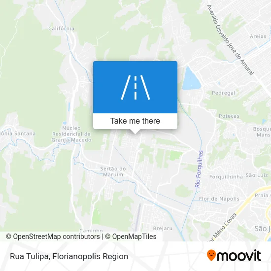 Rua Tulipa map