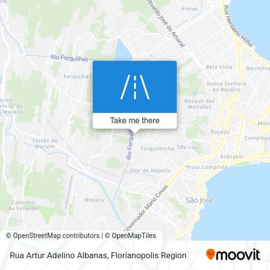 Rua Artur Adelino Albanas map