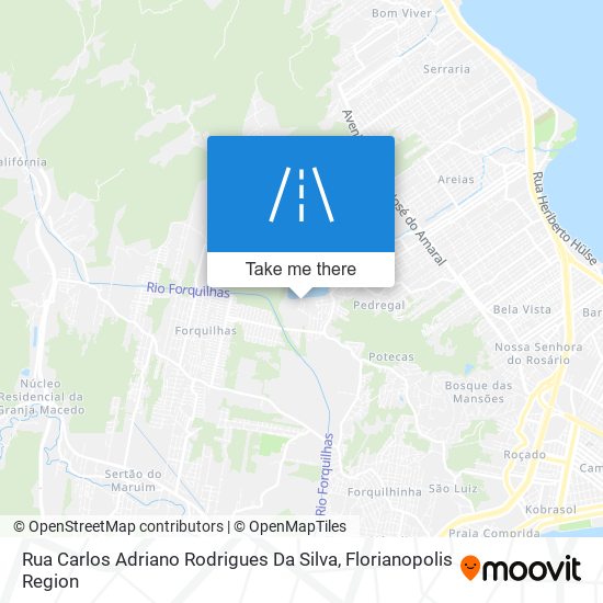 Mapa Rua Carlos Adriano Rodrigues Da Silva