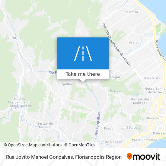 Mapa Rua Jovito Manoel Gonçalves