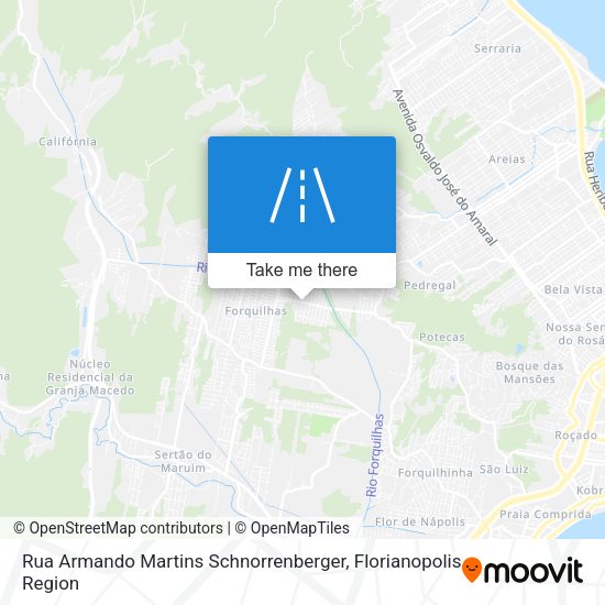Rua Armando Martins Schnorrenberger map