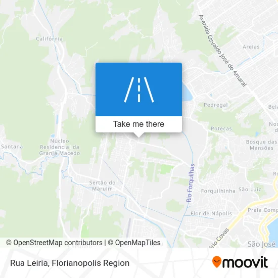 Rua Leiria map