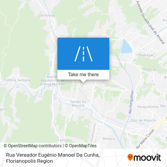 Rua Vereador Eugênio Manoel Da Cunha map