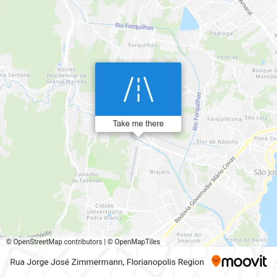Rua Jorge José Zimmermann map