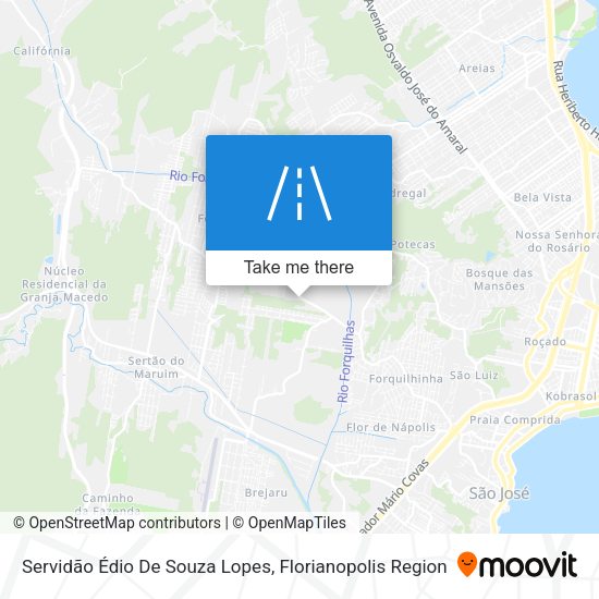 Servidão Édio De Souza Lopes map