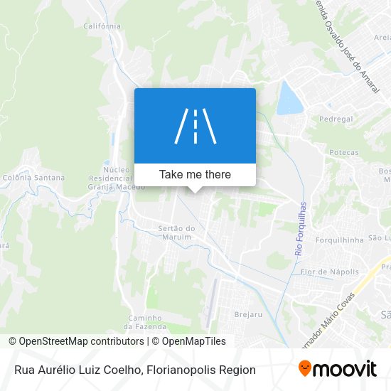 Rua Aurélio Luiz Coelho map