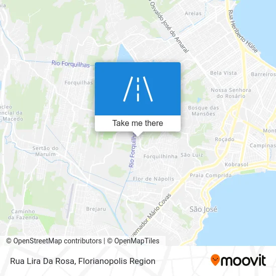 Rua Lira Da Rosa map