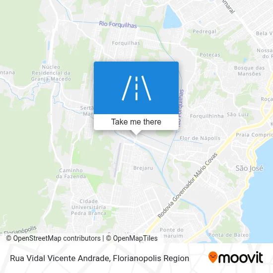 Rua Vidal Vicente Andrade map
