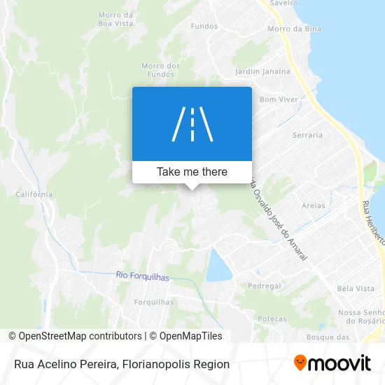 Rua Acelino Pereira map