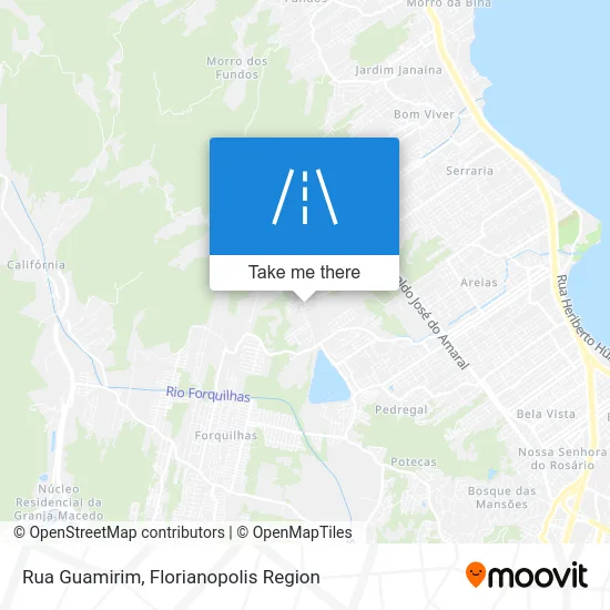 Rua Guamirim map