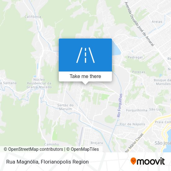 Rua Magnólia map