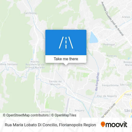 Rua Maria Lobato Di Concilio map