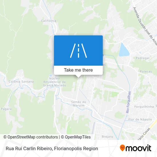 Rua Rui Carlin Ribeiro map