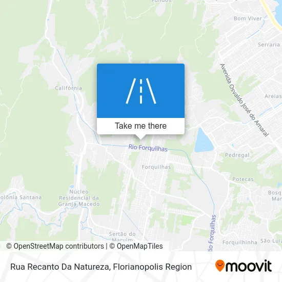 Rua Recanto Da Natureza map