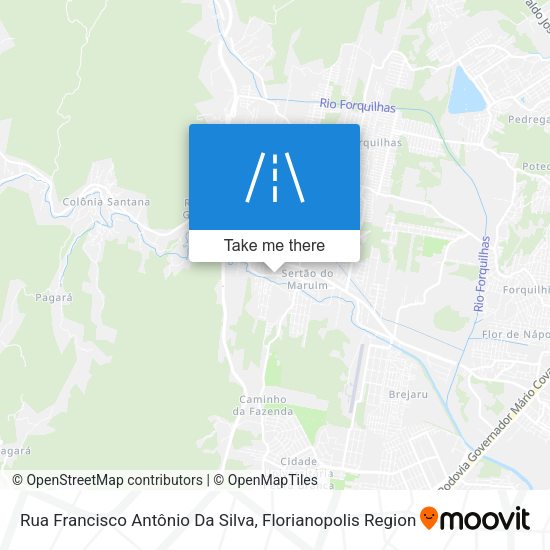 Rua Francisco Antônio Da Silva map
