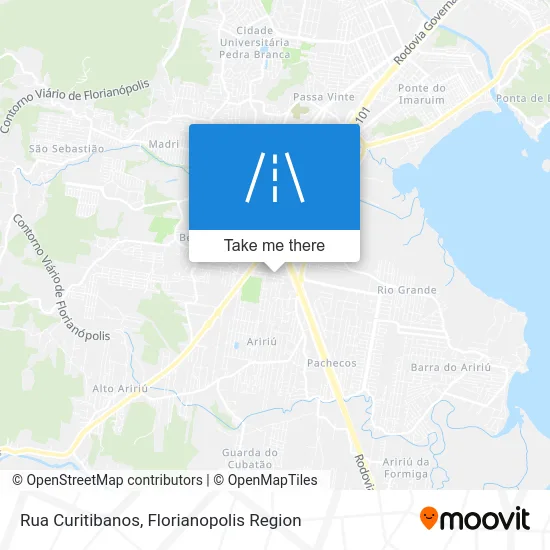 Rua Curitibanos map