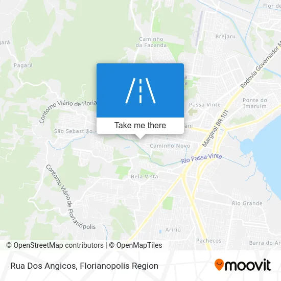 Rua Dos Angicos map