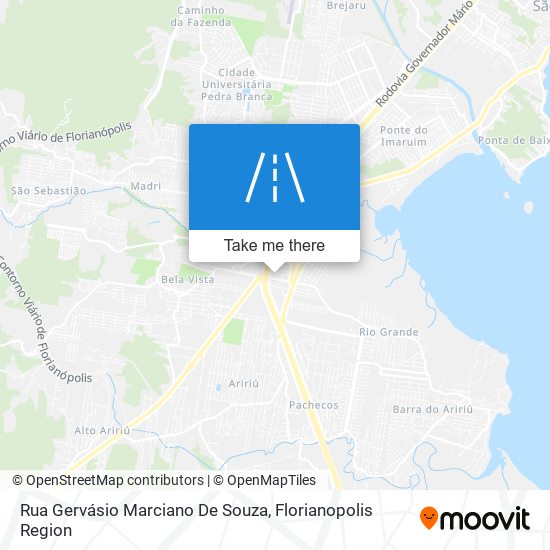 Mapa Rua Gervásio Marciano De Souza