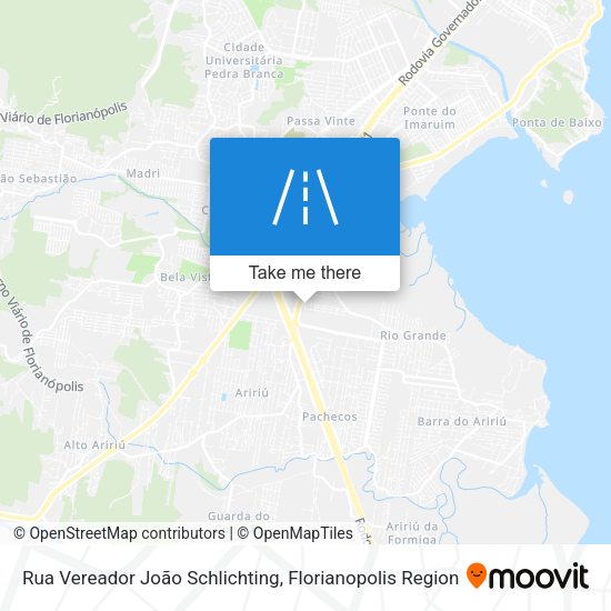 Rua Vereador João Schlichting map