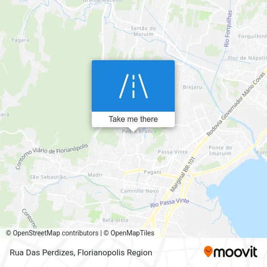 Rua Das Perdizes map