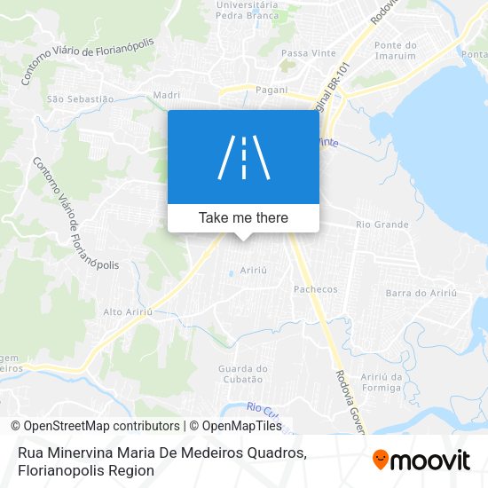 Rua Minervina Maria De Medeiros Quadros map