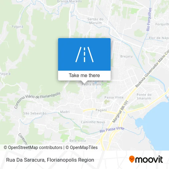 Rua Da Saracura map