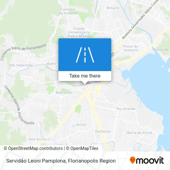 Servidão Leoni Pamplona map