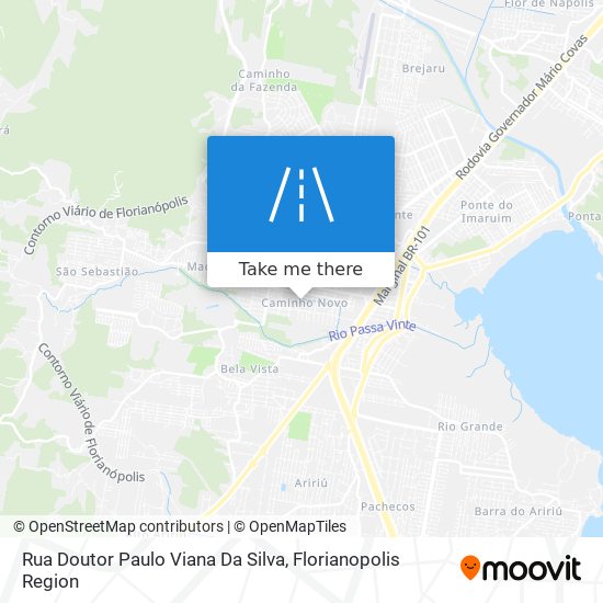 Mapa Rua Doutor Paulo Viana Da Silva