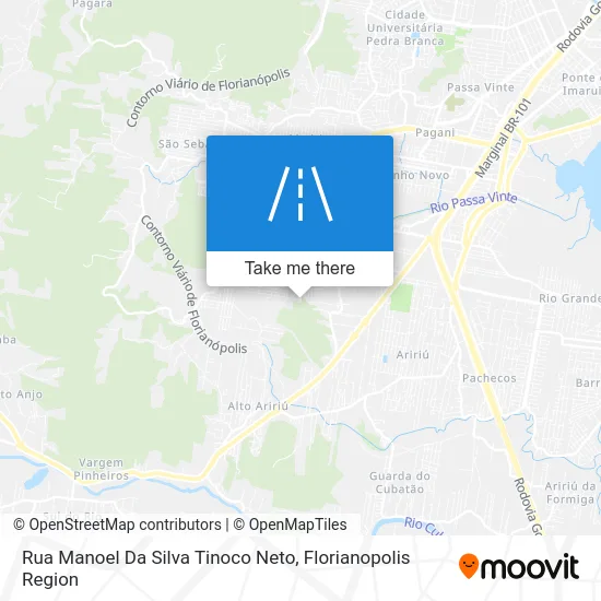 Rua Manoel Da Silva Tinoco Neto map